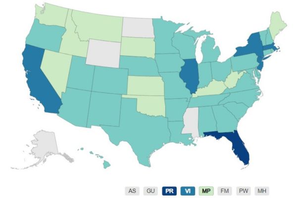 Dengue Fever map