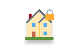 home prevention icon